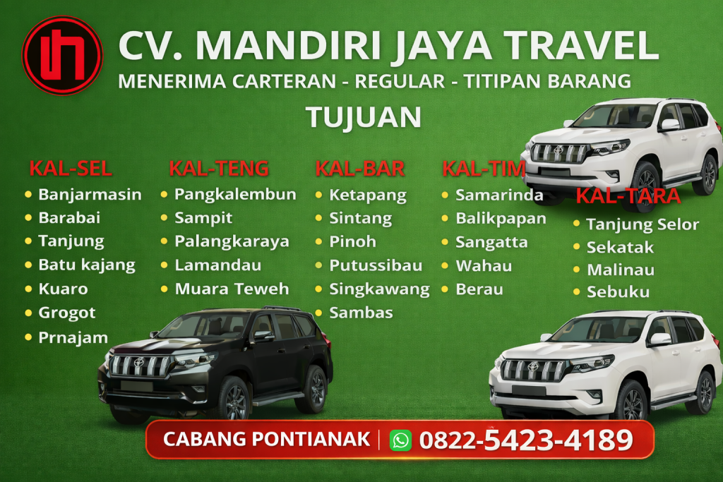 CV MANDIRI JAYA TRACEL CABANG PONTIANAK
